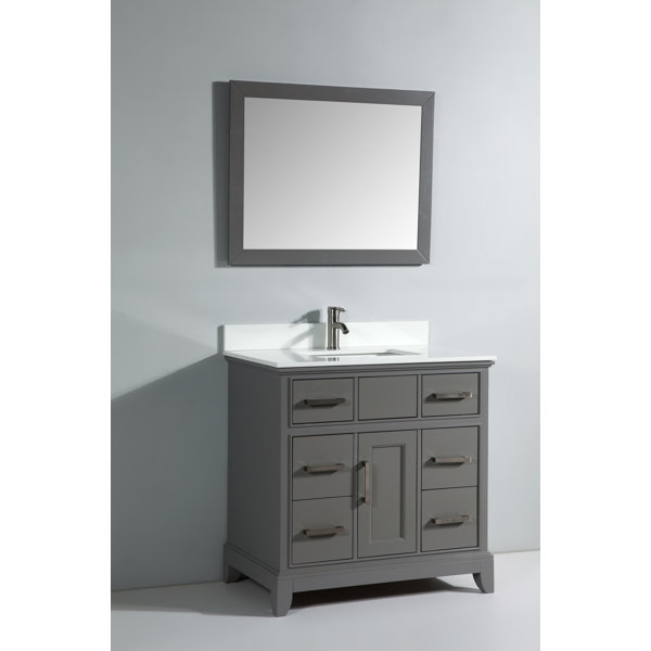 Red Barrel Studio® Valor 36'' Single Bathroom Vanity with Engineered